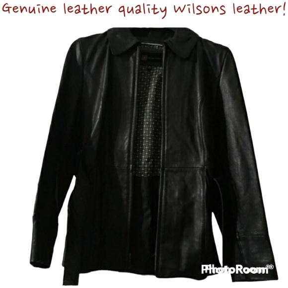 Wilsons Premium Leather jacket women’s size medium M med jacket li… - Picture 17 of 17